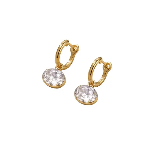 Oval Statement Earrings — Hoop / Stud