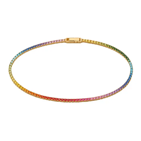 Rainbow Mini Tennis Bracelet