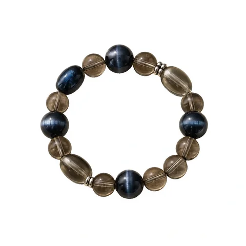 Grounded Blue Tiger’s Eye Bracelet