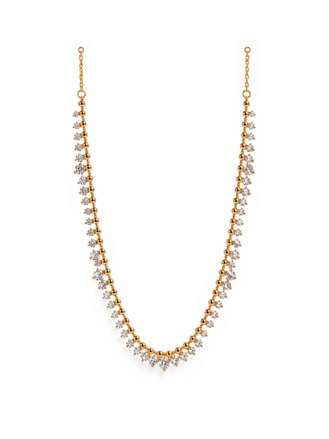Constellation CZ Bead Necklace