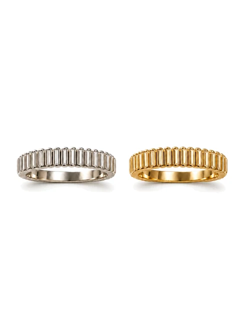Contour Ribbed Slim Band