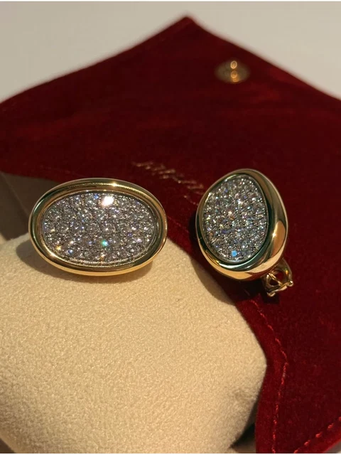 Deco Cushion Pavé CZ Earrings