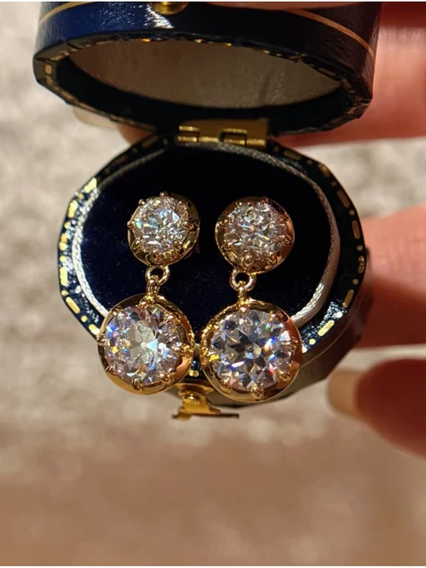 Belle Époque Twin CZ Earrings