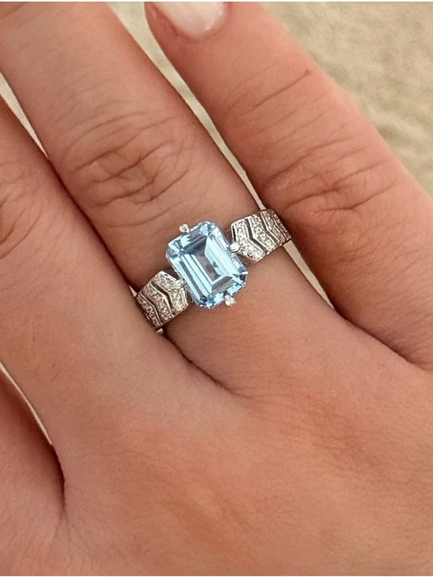 Prism Lab-Grown Gem Halo Ring