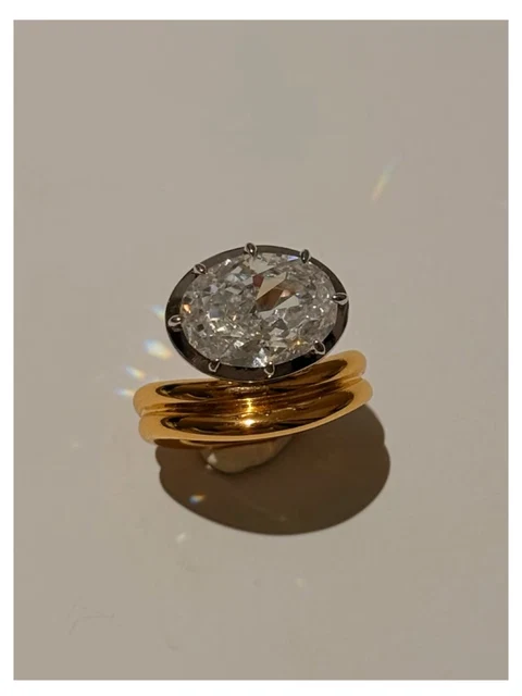 Aurelia Oval CZ Statement Ring